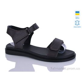 Босоніжки жіночі літні Літо 13 шоколад к. (6 пар р.36-40) "Sali" недорого оптом від прямого постачальника