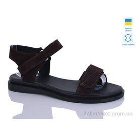 Босоніжки жіночі літні Літо 13 шоколад з. (6 пар р.36-40) "Sali" недорого оптом від прямого постачальника