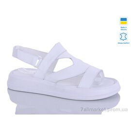 Босоніжки жіночі літні Літо 2126 білий к. (6 пар р.37-41) "Sali" недорого оптом від прямого постачальника