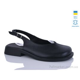 Туфлі жіночі стильні Літо 171 чорний к. (6 пар р.37-42) "Sali" недорого оптом від прямого постачальника