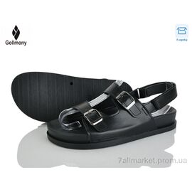 Босоніжки жіночі літні Літо ST-JZ15 black (8 пар р.36-41) "Gollmony" недорого оптом від прямого постачальника