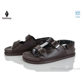 Босоніжки жіночі літні Літо ST-JZ15 brown (8 пар р.36-41) "Gollmony" недорого оптом від прямого постачальника