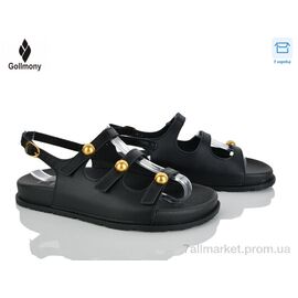 Босоніжки жіночі літні Літо ST-JZ03 black (8 пар р.36-41) "Gollmony" недорого оптом від прямого постачальника