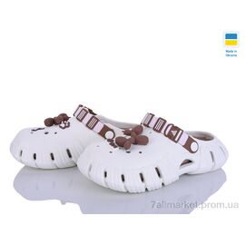 Фотография Кроксы женские летние Лето DS77 білий (6 пар р.36-41) "Inblue" недорого оптом от прямого поставщика
