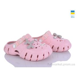 Фотография Кроксы женские летние Лето DS77 рожевий (6 пар р.36-41) "Inblue" недорого оптом от прямого поставщика