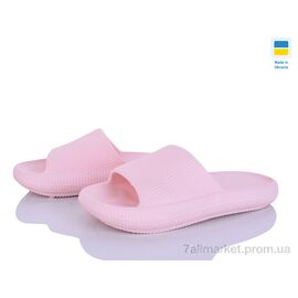 Фотография Шлепки женские облегченные Лето D24 пудра (6 пар р.36-41) "Inblue" недорого оптом от прямого поставщика