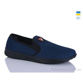 Фотография Слипоны мужские модные Лето G144 синій (10 пар р.41-45) "Inblue" недорого оптом от прямого поставщика
