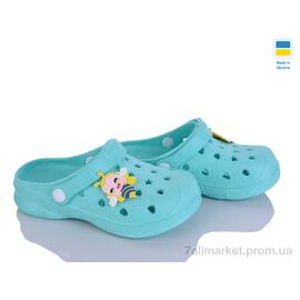 Фотография Кроксы детские летние Лето 81 зелений (6 пар р.24-33) "Golden Lion" недорого оптом от прямого поставщика