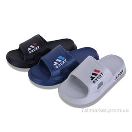 Фотография Шлепки мужские пляжные Лето 42492-2 mix (12 пар р.47-50) "Lion-Lu" недорого оптом от прямого поставщика