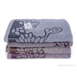Рушник  8076 (98962) 70x140см mix (8 шт. р.сіткаOne size) "Obuvok" недорого оптом від прямого постачальника