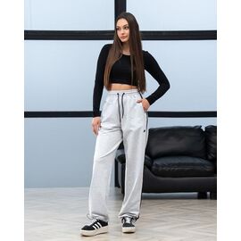 Штани спортивні жіночі Б303 l.grey р.S-XL "AZNA" недорого оптом від прямого постачальника