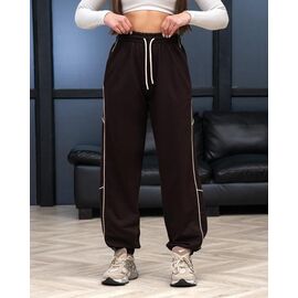 Штани спортивні жіночі Б308 chocolate р.S-XL "AZNA" недорого оптом від прямого постачальника