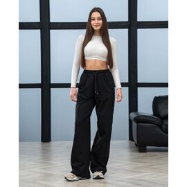 Штани спортивні жіночі Б39 black р.S-XL "AZNA" недорого оптом від прямого постачальника