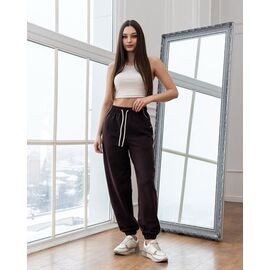 Штани спортивні жіночі Б81 chocolate р.S-XL "AZNA" недорого оптом від прямого постачальника