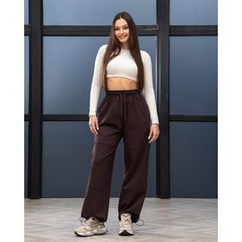 Штани спортивні жіночі Б94 brown р.S-XL "AZNA" недорого оптом від прямого постачальника