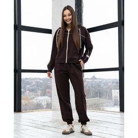 Костюм спортивний жіночий теплий Д107 chocolate р.S-XL "AZNA" недорого оптом від прямого постачальника