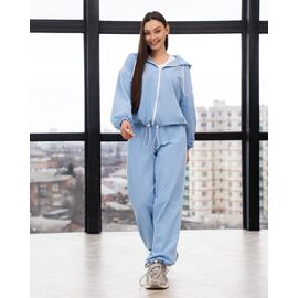 Костюм спортивний жіночий теплий Д120 l.blue р.S-XL "AZNA" недорого оптом від прямого постачальника