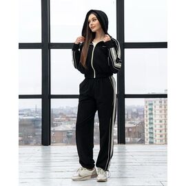 Костюм спортивний жіночий теплий Д124 black р.XS-L "AZNA" недорого оптом від прямого постачальника