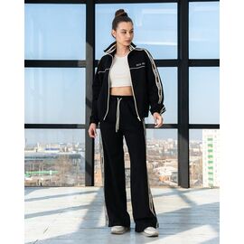 Костюм спортивний жіночий теплий Д138 black р.S-XL "AZNA" недорого оптом від прямого постачальника