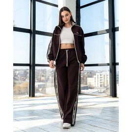 Костюм спортивний жіночий теплий Д138 chocolate р.S-XL "AZNA" недорого оптом від прямого постачальника