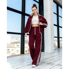 Костюм спортивний жіночий теплий Д138 wine р.S-XL "AZNA" недорого оптом від прямого постачальника