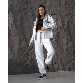 Фотография Костюм спортивный женский тёплый Д189 l.grey р.S-XL "AZNA" недорого оптом от прямого поставщика