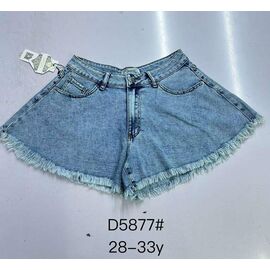 Фотография Шорты женские 5877 l.blue р.28-33 "DKNSEL" недорого оптом от прямого поставщика