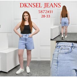 Фотография Шорты женские 5872 l.blue р.28-33 "DKNSEL" недорого оптом от прямого поставщика