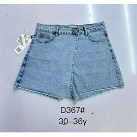 Спідниця-шорти жіноча 367 l.blue р.30-36 "DKNSEL" недорого оптом від прямого постачальника