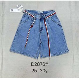 Шорти жіночі 2876 l.blue р.25-30 "DKNSEL" недорого оптом від прямого постачальника