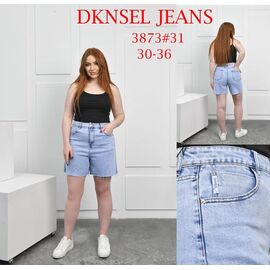 Шорти жіночі 3873 l.blue р.30-36 "DKNSEL" недорого оптом від прямого постачальника