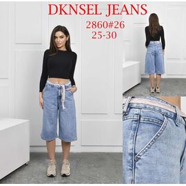 Бриджі жіночі 2860 l.blue р.25-30 "DKNSEL" недорого оптом від прямого постачальника