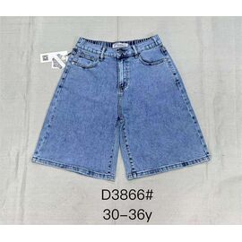 Шорти жіночі 3866 l.blue р.30-36 "DKNSEL" недорого оптом від прямого постачальника