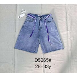 Шорти жіночі 5865 l.blue р.28-33 "DKNSEL" недорого оптом від прямого постачальника