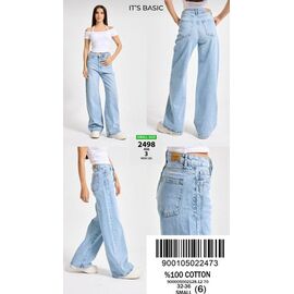 Джинси жіночі 2498-4S6-3 l.blue р.34-42 "Jeans Style" недорого оптом від прямого постачальника