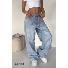 Джинси жіночі 243-7314 l.blue р.34-42 "Jeans Style" недорого оптом від прямого постачальника