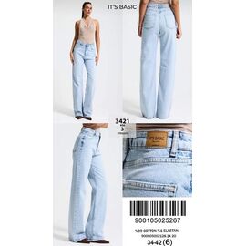 Джинси жіночі 3421-4S6-3 l.blue р.34-42 "Jeans Style" недорого оптом від прямого постачальника