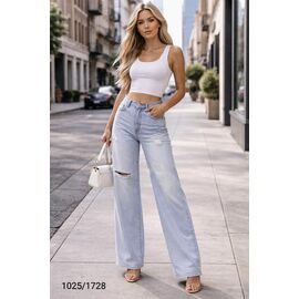Джинси жіночі 1025-1728 l.blue р.34-42 "Jeans Style" недорого оптом від прямого постачальника