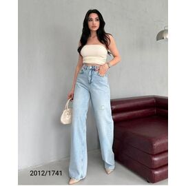 Джинси жіночі 2012-1741 l.blue р.34-42 "Jeans Style" недорого оптом від прямого постачальника