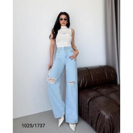 Джинси жіночі 1025-1737 l.blue р.34-42 "Jeans Style" недорого оптом від прямого постачальника