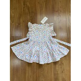 Фотография Платье детское лёгкое на девочку 195-1 white-beige р.92-116 "RSV" недорого оптом от прямого поставщика