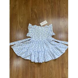 Фотография Платье детское лёгкое на девочку 195-1 white-l.blue р.92-116 "RSV" недорого оптом от прямого поставщика