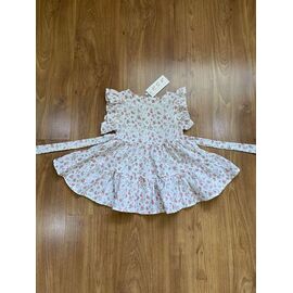 Фотография Платье детское лёгкое на девочку 195-1 white-l.pink р.92-116 "RSV" недорого оптом от прямого поставщика