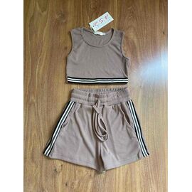 Костюм дитячий на дівчинку 322-1 coffee р.110-134 "RSV" недорого оптом від прямого постачальника