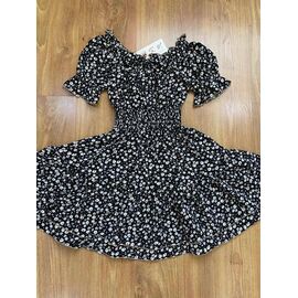 Фотография Платье детское лёгкое на девочку 296 black р.128-152 "RSV" недорого оптом от прямого поставщика