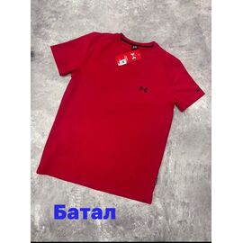 Фотография Футболка мужская 13801 red р.2XL-6XL "Alex Clothes" недорого оптом от прямого поставщика