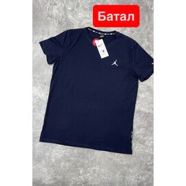 Фотография Футболка мужская 13802 navy р.2XL-6XL "Alex Clothes" недорого оптом от прямого поставщика
