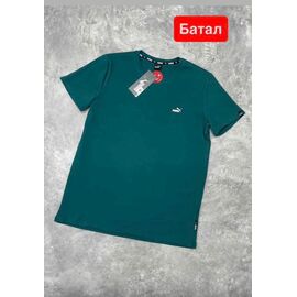 Фотография Футболка мужская 13807 green р.2XL-6XL "Alex Clothes" недорого оптом от прямого поставщика