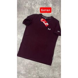 Фотография Футболка мужская 13810 wine р.2XL-6XL "Alex Clothes" недорого оптом от прямого поставщика