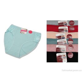 Труси Весна/осінь X3366 (98760) mix (12 шт. р.сіткаXL-3XL) "Obuvok" недорого оптом від прямого постачальника